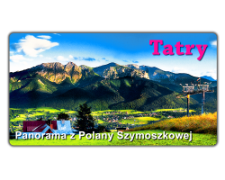 Magnes elastyczny TATRY panorama z Polany Szymoszkowej